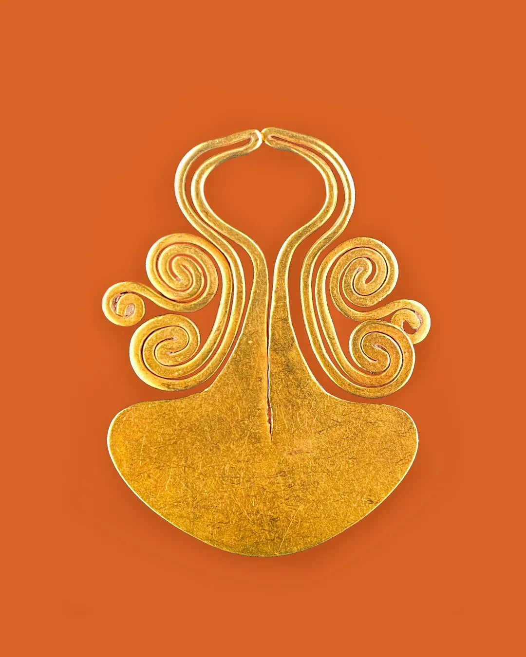 Precolombino State of Mind Gold Nose Piece from the Gold Museum